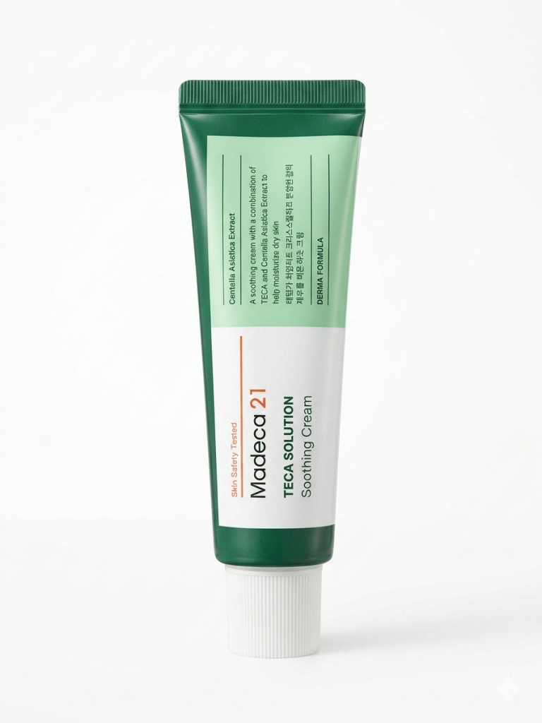 The Holy Grail for Sensitive Skin: Madeca 21 TECA Solution Soothing Cream 🌱